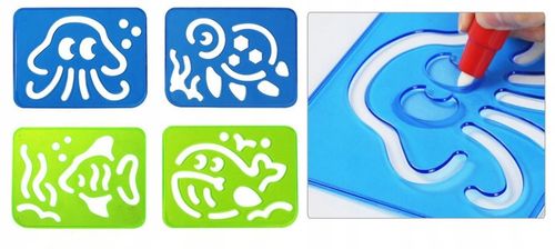 DUŻA MATA WODNA DO MALOWANIA WODĄ PIECZĄTKI 120x90 na Arena.pl