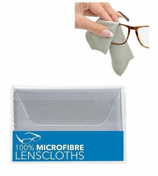 Ściereczka do okularów z mikrofibry w etui zdjęcie 1