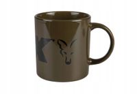 2 x KUBEK FOX GREEN AND BLACK LOGO CERAMIC 350ml