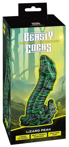 dildo beasty cocks lizard peak silikonowe 22 cm na Arena.pl