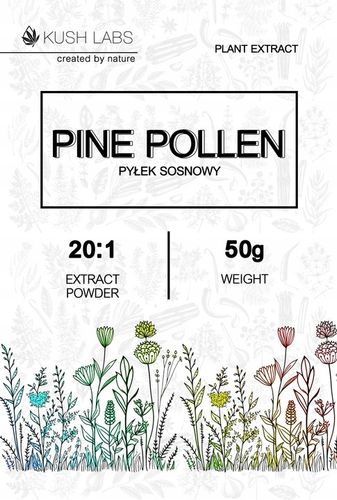PINE POLLEN - pyłek sosnowy | EKSTRAKT 20:1 | 50G na Arena.pl