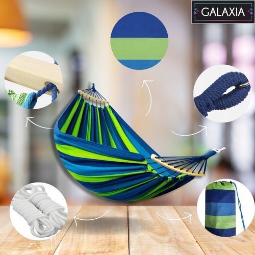 HAMAK OGRODOWY DWUOSOBOWY XXL 2 Osobowy Turystyczny Z DRĄŻKIEM DUŻY na Arena.pl