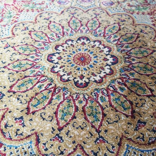 Dywan Ekskluzywny Qum Silk 01 Red 160 x 230 cm czerwony na Arena.pl