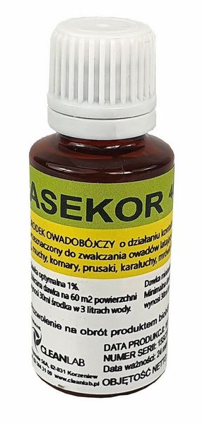 ASEKOR 400 Plus przeciwko owadom muchom muchy 30ml zdjęcie 1