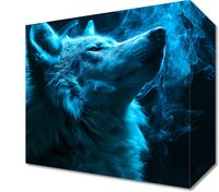 Obraz 20x20cm Oddech Wilka