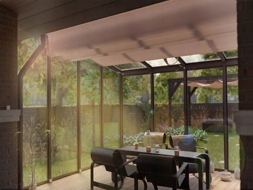 OSŁONA ZACIENIAJĄCA ROLETA PRZECIWSŁONECZNA DO OGRODU ZIMOWEGO NA WYMIAR na Arena.pl