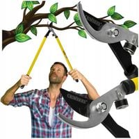 Sekator Do Gałęzi 25mm Ogrodowy Nożyce Duży 70cm Antypoślizgowy Uchwyt