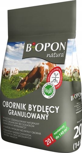BOPON NATURAL OBORNIK BYDLĘCY nawóz naturalny granulowany Biopon 20L na Arena.pl