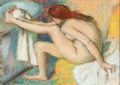 Naked lady, Edgar Degas - plakat 30x40 cm