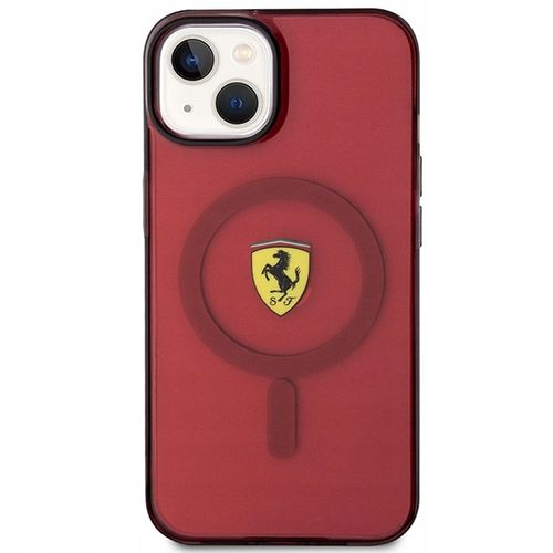 Etui Ferrari Translucent MagSafe na iPhone 14 - czerwone na Arena.pl