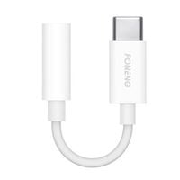 kabel audio 3.5mm jack do usb typu c foneng bm21 (biały)