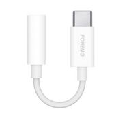 kabel audio 3.5mm jack do usb typu c foneng bm21 (biały)