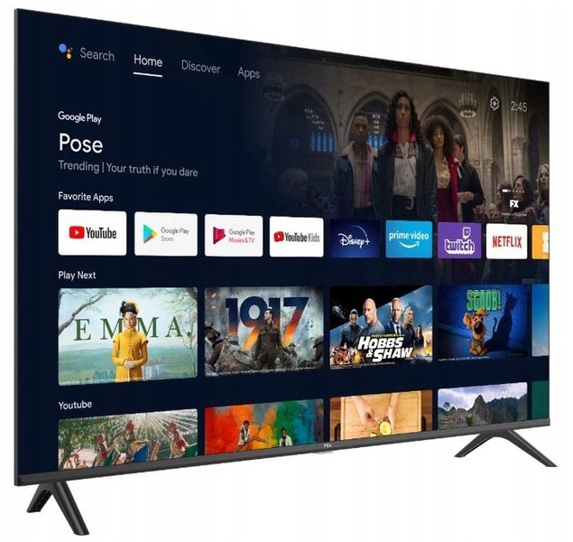 Telewizor LED TCL 40S5400 40" WiFi Smart Full HD Czarny zdjęcie 9