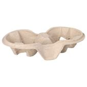 holder na dwa kubki 46x223x116mm brazowy 220szt papstar
