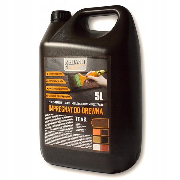 IMPREGNAT farba do drewna TEAK 5l zdjęcie 2
