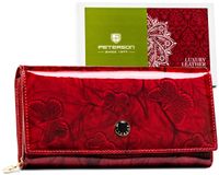 portfel damski skórzany ptn 42106-bfbc-8201 red