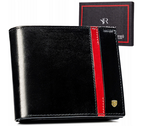 elegancki, skórzany portfel męski - rovicky na Arena.pl