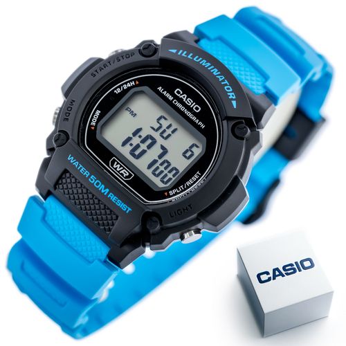 Zegarek Męski Casio W-219H-2A2VEF (zd207f) + BOX na Arena.pl