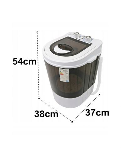 MINI Pralka Wirówka Domowa Turystyczna 4KG+1,5KG CZ na Arena.pl