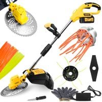 PODKASZARKA DO TRAWY KOSA AKUMULATOROWA ELEKTRYCZNA OGRODOWA 3000mAh 21V