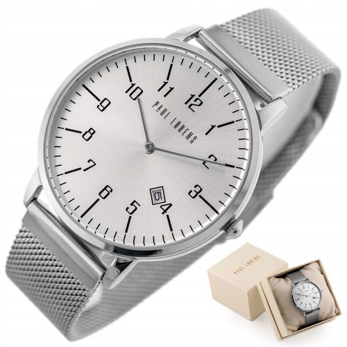 ZEGAREK DAMSKI PAUL LORENS RENNA +GRAWER KOMPLET PREZENTOWY cyfry czytelny na Arena.pl