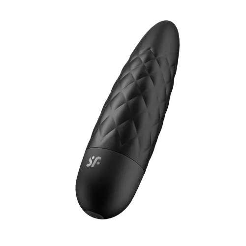 satisfyer power bullet 5 czarny - kompaktowy model z teksturą na Arena.pl