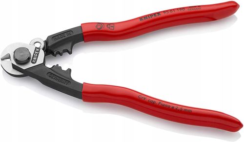 NOŻYCE DO LIN STALOWYCH 95 61 190 KNIPEX na Arena.pl