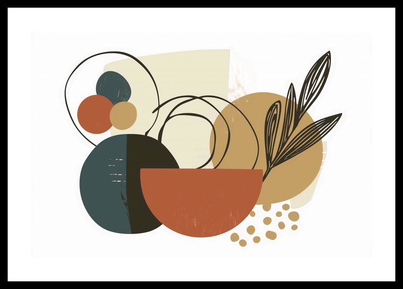 Plakat 45x30cm Kolaż Roślin zdjęcie 3