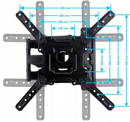 UCHWYT DO TELEWIZORA TV 32-60" CALI WIESZAK UNIWERSALNY OBROTOWY na Arena.pl