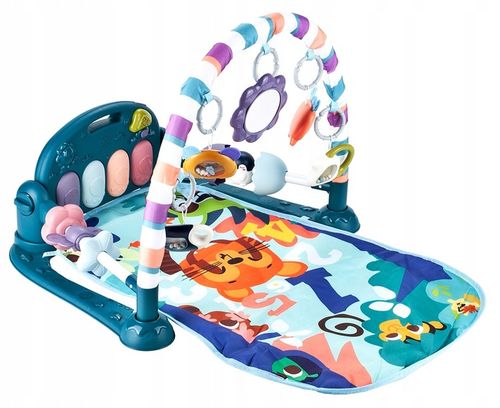 MATA EDUKACYJNA Z PIANINKIEM GRZECHOTKI GRYZAKI DLA NIEMOWLĄT DZIECI na Arena.pl