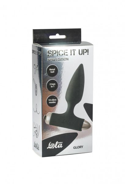 Vibrating Anal Plug Spice It Up New Edition Glory Black zdjęcie 3