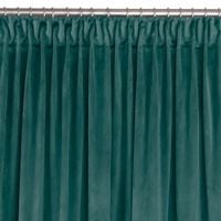 Zasłona VILA velvetowa na taśmie smok 530x300 morska wzór 1 Homede
