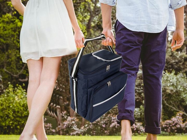 TORBA PIKNIKOWA TERMICZNA LODÓWKA NA PIKNIK ZAKUPY zdjęcie 13