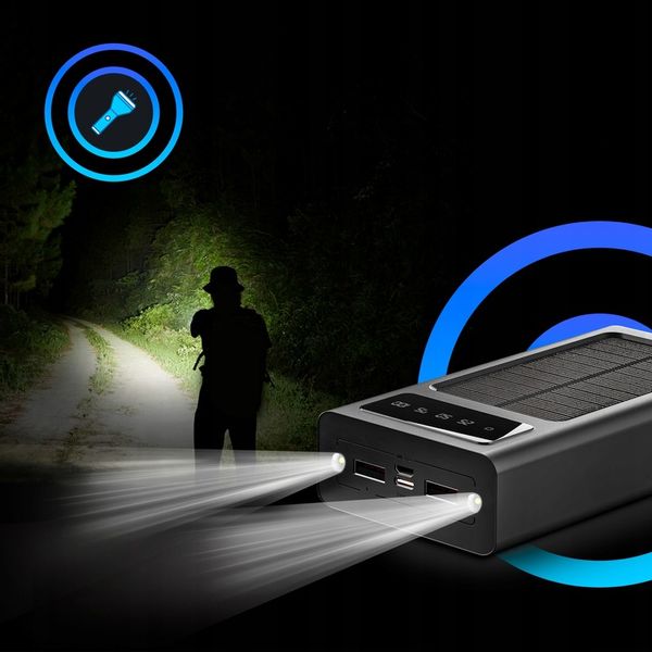 POWERBANK SOLARNY 20000 MAH KABEL ŁADOWANIE zdjęcie 12