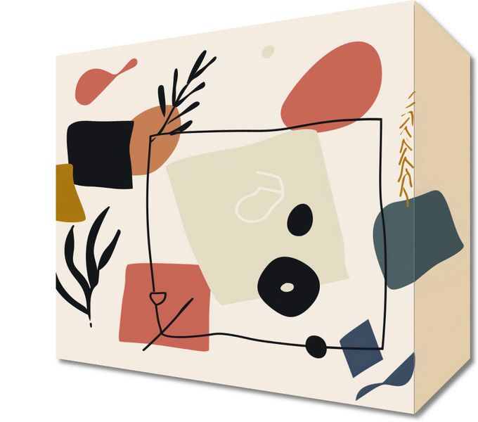 Obraz 20x20cm Abstrakcyjny Dialog zdjęcie 1