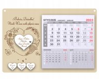 Prezent na dzień Babci PERSONALIZOWANY KALENDARZ 2025 ze zdjęciem