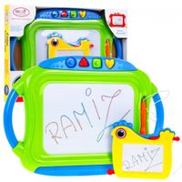 Zestaw 2 Znikopisów Dla Dzieci 3+ Zmazywalne Rysunki + Rysiki + 4 Pieczątki