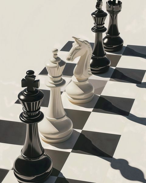 Plakat 40x50cm Szach i Mat zdjęcie 1