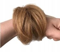 DOCZEPIANY KOK na gumce WŁOSY 100% NATURALNE różne