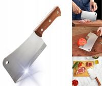 Tasak 30cm Nóż SZEFA KUCHNI SOLIDNY OSTRY Tasak do KOŚCI STAL NIERDZEWNA