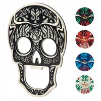 OTWIERACZ DO BUTELEK PIWA KAPSLI CZASZKA METALOWY