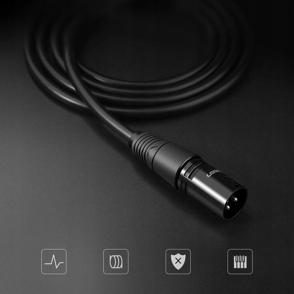 UGREEN PRZEDŁUŻACZ KABEL AUDIO PRZEWÓD DO MIKROFONU XLR JAKOŚĆ + RYSIK zdjęcie 12