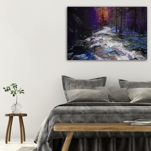Deco Panel, Bajkowy las rzeka 90x60 na Arena.pl
