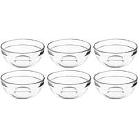 miska szklana 6szt 12cm