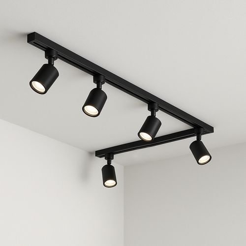 Szynoprzewód Szyna 3m + 5x Lampa GU10 LED Oświetlenie szynowe Zestaw na Arena.pl