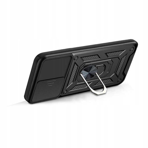 Spacecase Camring Motorola Moto G72 Black zdjęcie 3