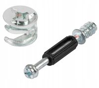 100 KPL. ZŁĄCZE MEBLOWE MIMOŚRODOWE MIMOŚRÓD + TRZPIEŃ