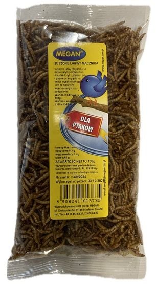 Megan Suszone larwy mącznika 100g zdjęcie 1