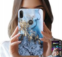 ETUI DO MOTOROLA MOTO E6 PLUS - MARMUREK MARMURKI DAMSKIE WZORY +SZKŁO
