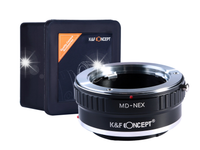 Redukcja Adapter Pierścień K&F do SONY E NEX E-MOUNT na Obiektyw Minolta MD